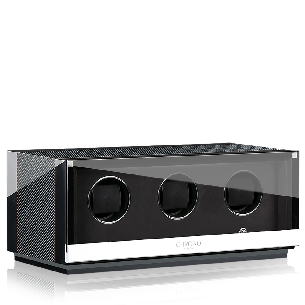 Chronovision Uhrenbeweger Ambiance III Black High Gloss Carbon Lacquer 70050-150.17.11