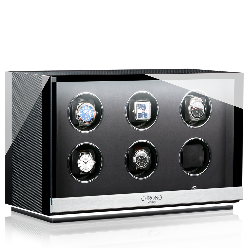 Chronovision Uhrenbeweger Ambiance VI Black High Gloss Carbon Lacquer 70050-152.17.11