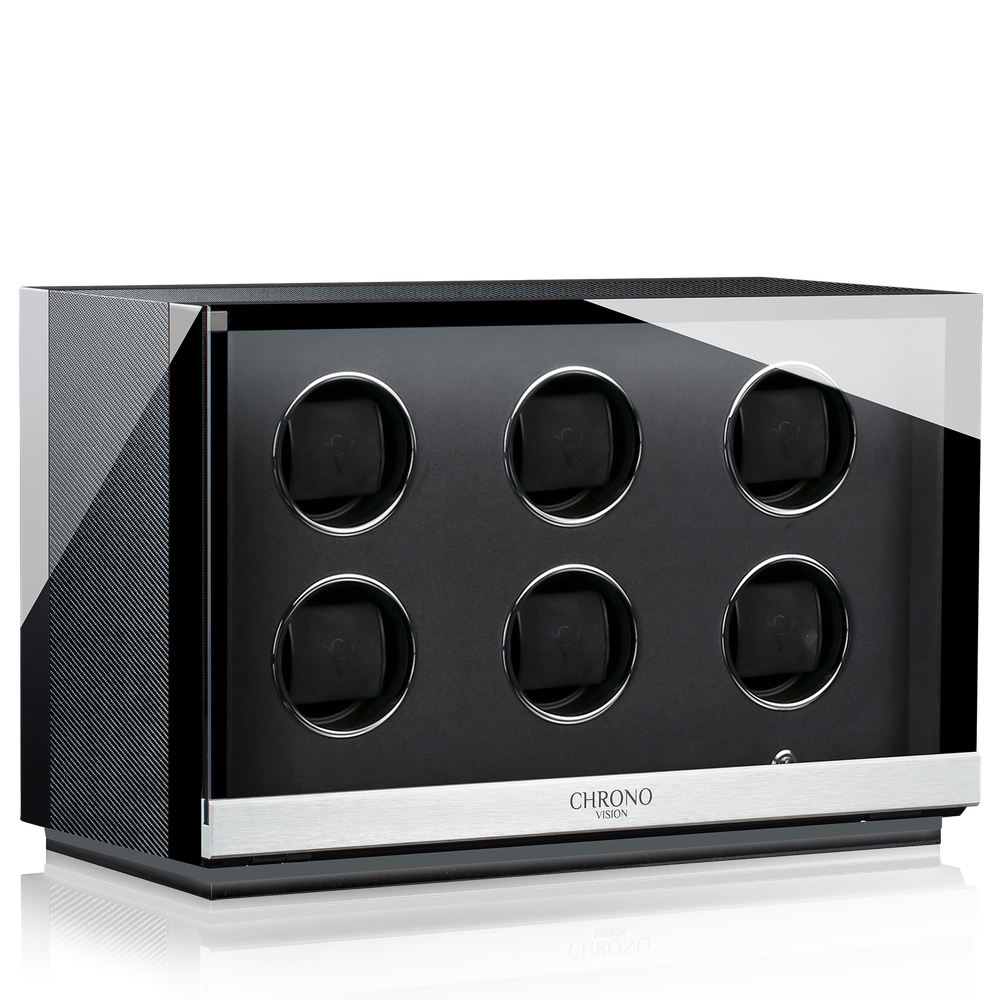 Chronovision Uhrenbeweger Ambiance VI Black High Gloss Carbon Lacquer 70050-152.17.11