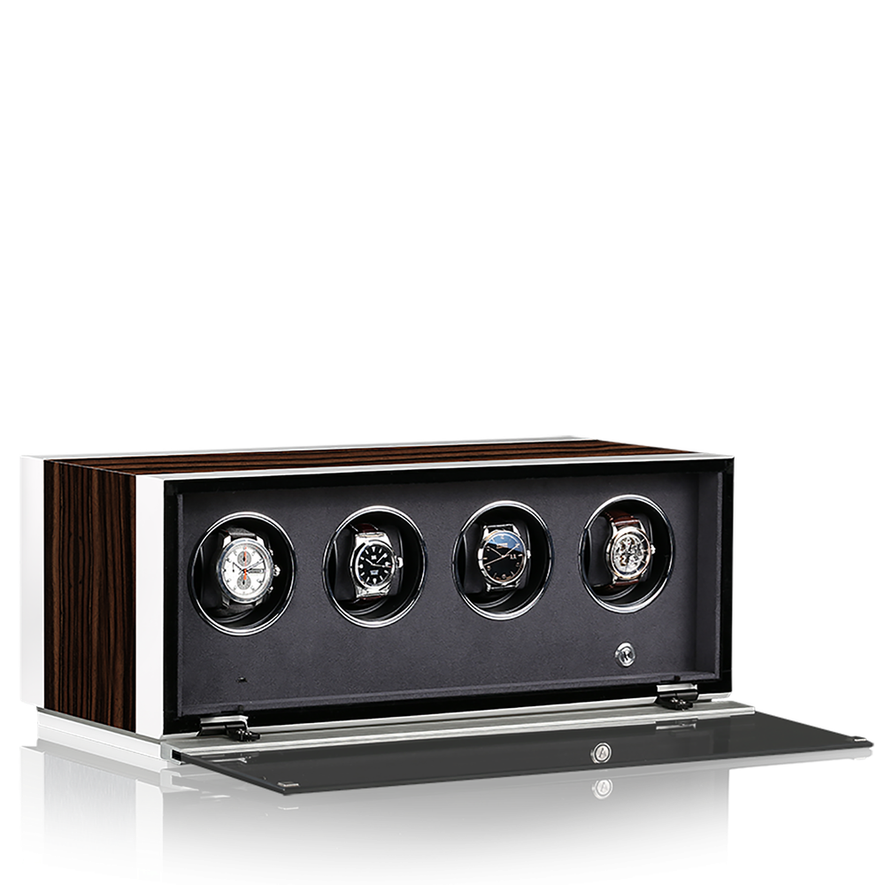 Chronovision Uhrenbeweger Ambiance IV White Silk Matt Ebony Silk Matt 70050-151.18.12