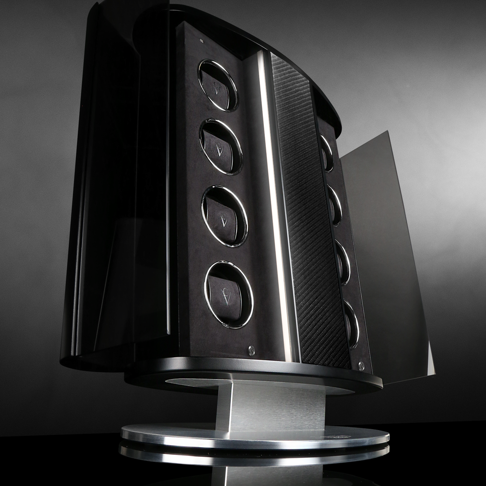 Chronovision Uhrenbeweger Prestige Carbon Lacquer Black Silk Matt 70050-180.10.17