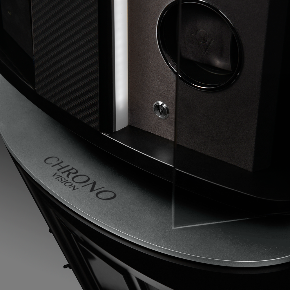 Chronovision Uhrenbeweger Prestige Carbon Lacquer Black Silk Matt 70050-180.10.17