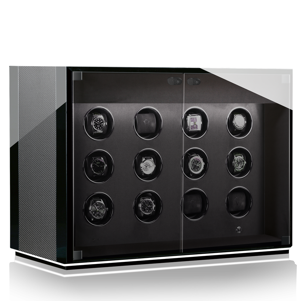 Chronovision Uhrenbeweger Ambiance XII Black High Gloss Carbon Lacquer 70050-154.17.11