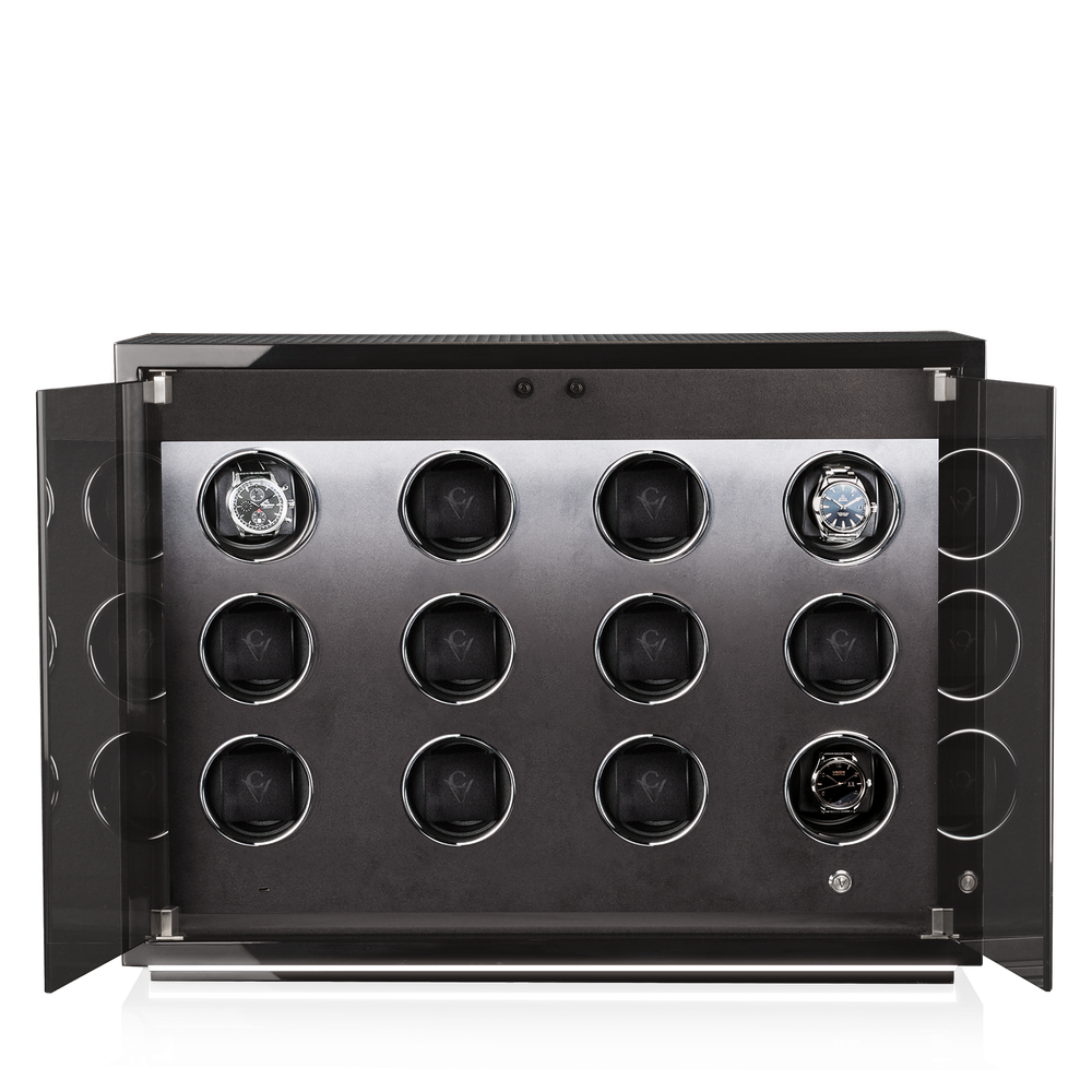 Chronovision Uhrenbeweger Ambiance XII Black High Gloss Carbon Lacquer 70050-154.17.11