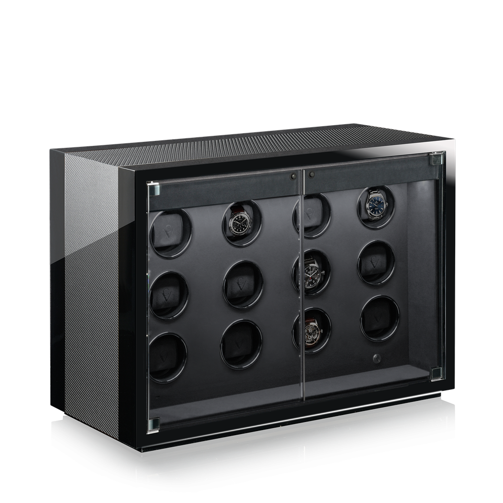 Chronovision Uhrenbeweger Ambiance XII Black High Gloss Carbon Lacquer 70050-154.17.11