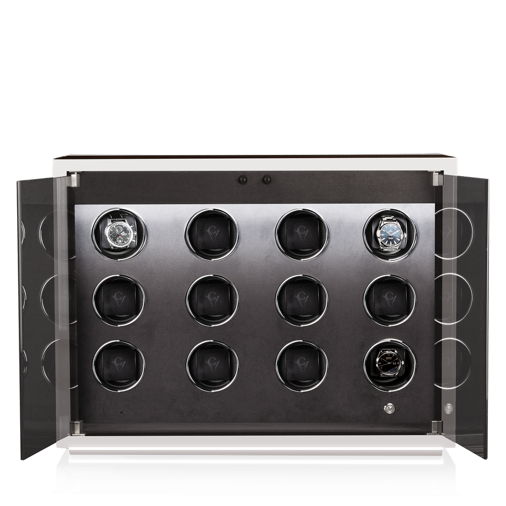 Chronovision Uhrenbeweger Ambiance XII White Silk Matt Ebony Silk Matt 70050-154.18.12