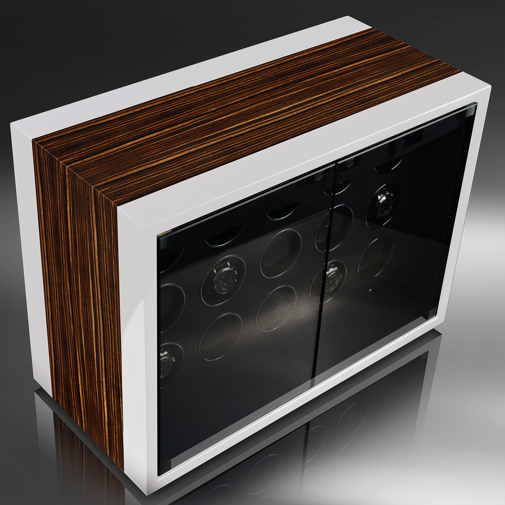 Chronovision Uhrenbeweger Ambiance XV Guard White Silk Matt Ebony Silk Matt 70050-157.18.12