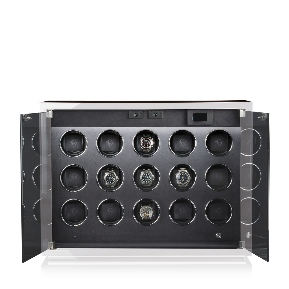 Chronovision Uhrenbeweger Ambiance XV Guard White Silk Matt Ebony Silk Matt 70050-157.18.12