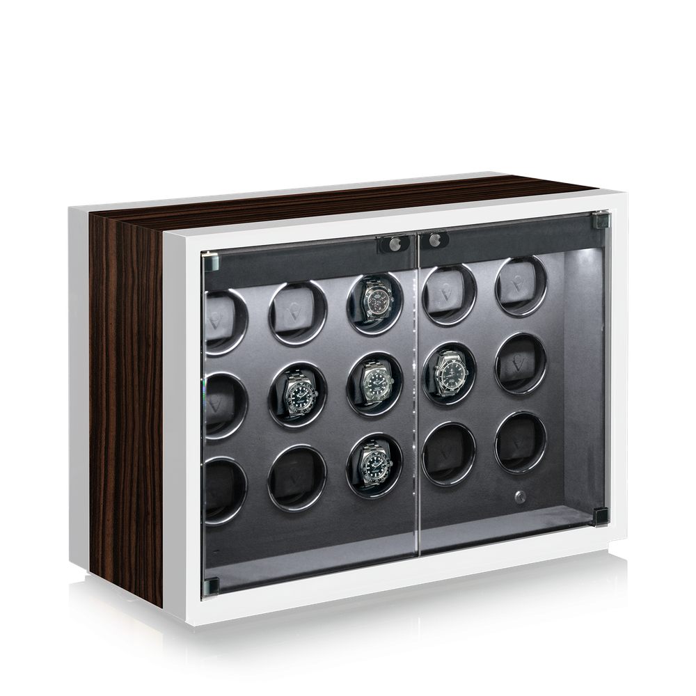 Chronovision Uhrenbeweger Ambiance XV Guard White Silk Matt Ebony Silk Matt 70050-157.18.12