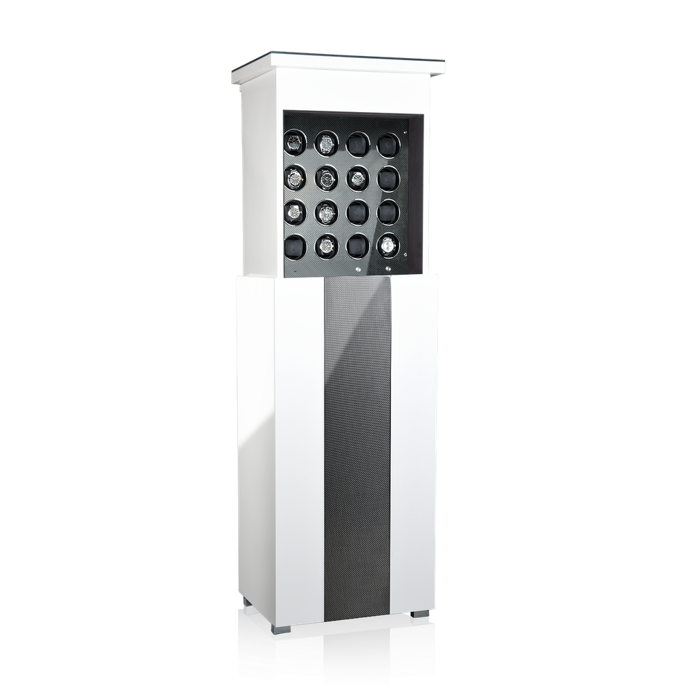 Chronovision Uhrenbeweger Empire Guard White High Gloss Carbon Lacquer 70050-104.17.13