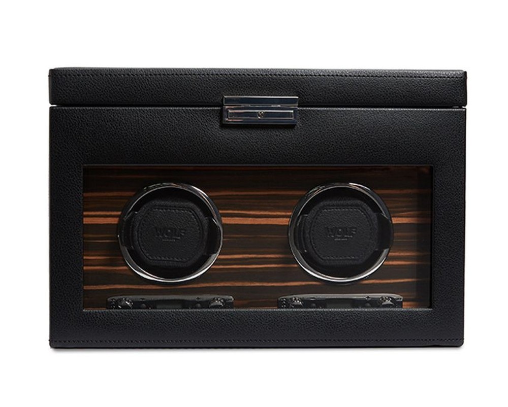 Wolf Roadster Double Watch Winder with Storage 457256