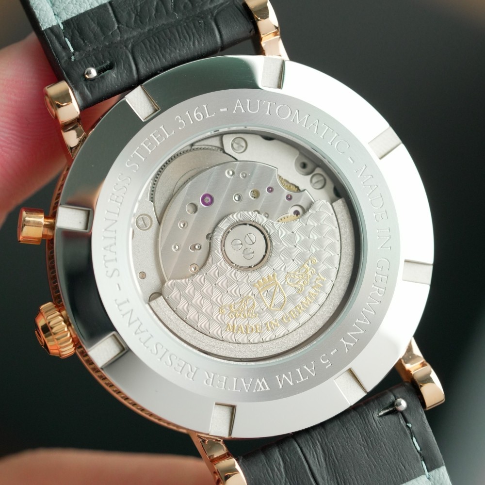 Waldhoff Multimatic Rose Gold Obsidian Black 03D - 42.5mm