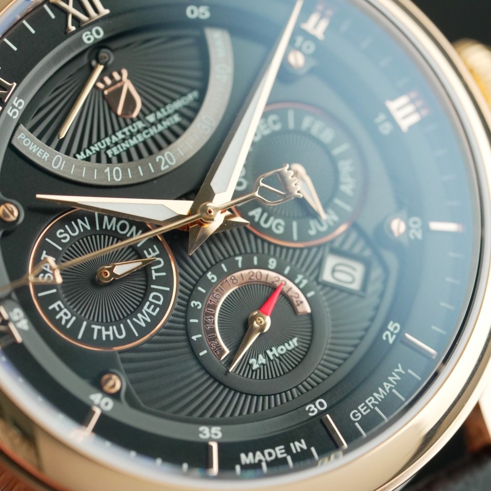 Waldhoff Multimatic Rose Gold Obsidian Black 03D - 42.5mm
