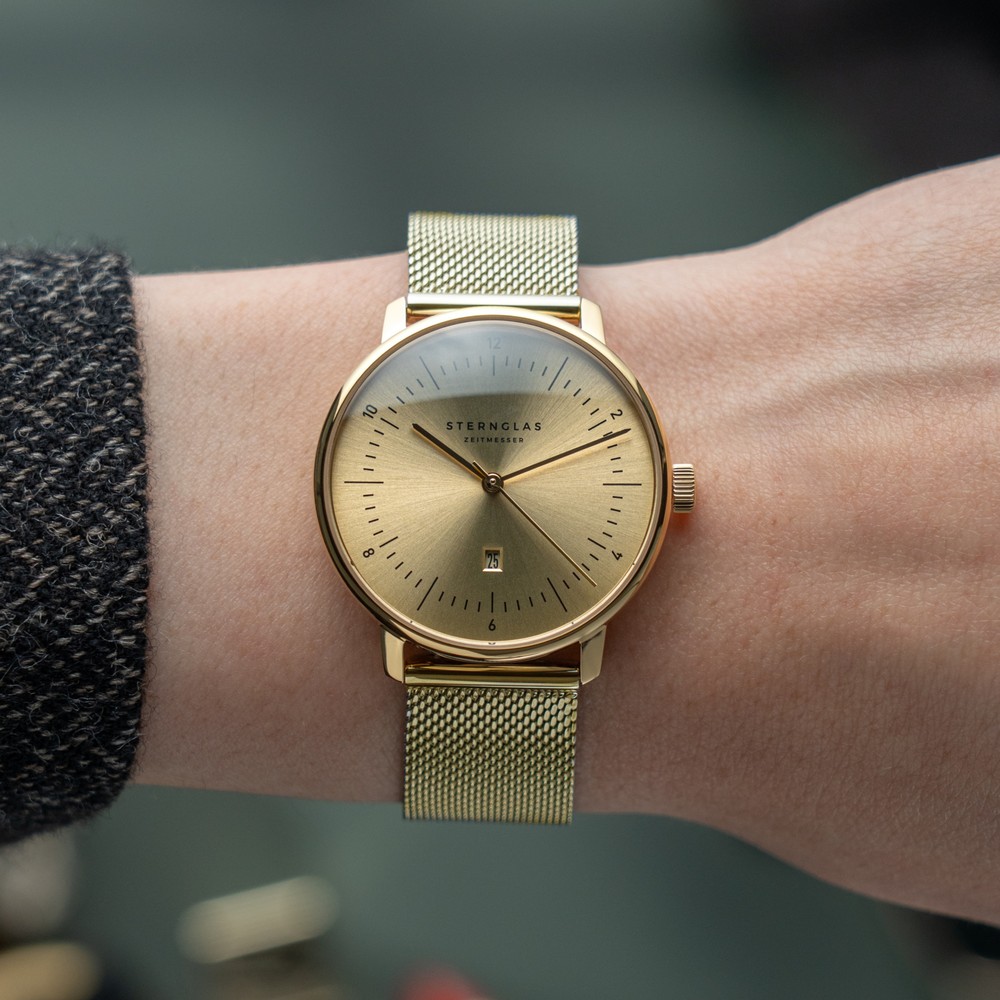 Sternglas Naos XS Edition Elyra Gold Milanaise S01-NDE12-MI07 - 33mm