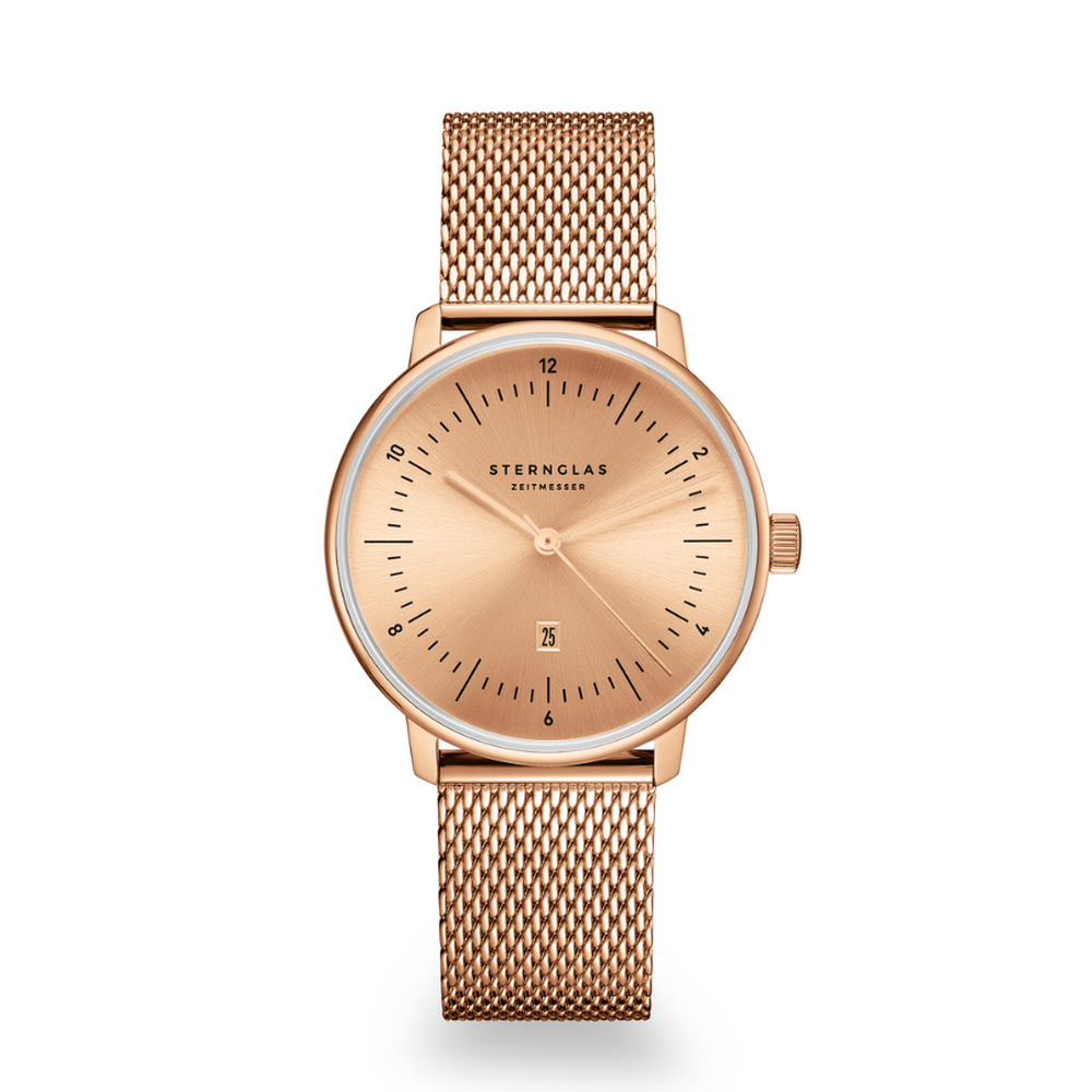 Sternglas Naos XS Edition Elyra Rosegold Milanaise S01-NDE55-MI09 - 33mm