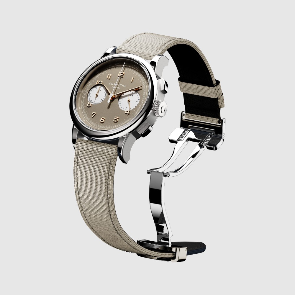 Corniche Heritage Chronograph Sand Militaire Deux Chronograph - 39mm