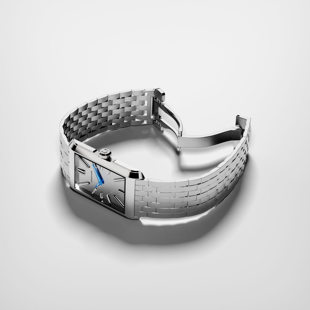 Corniche Visionnaire Stainless Steel On Bracelet - 24 x 39.5mm