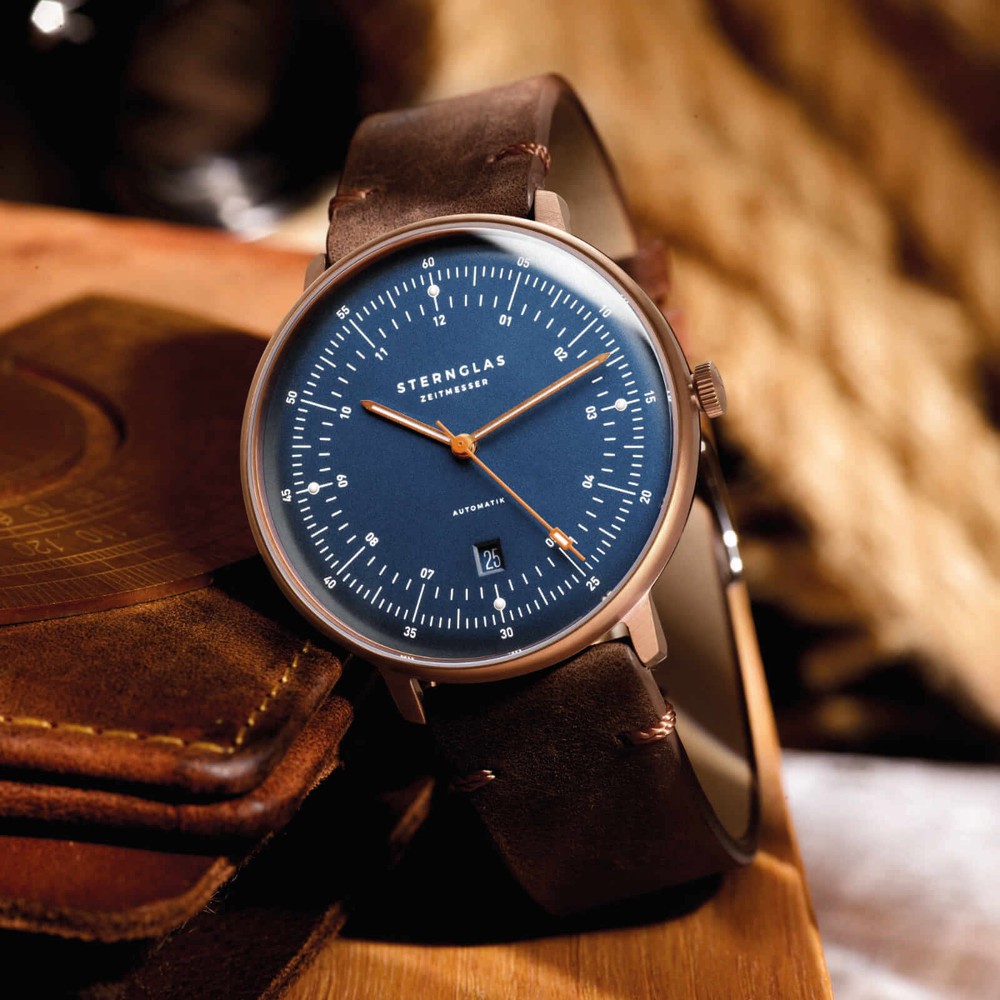 Sternglas Hamburg Automatik Darkblue Bronze Update S02-HH46-VI17 - 42mm