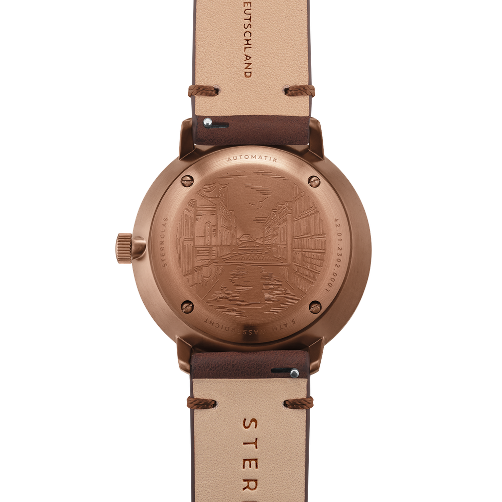 Sternglas Hamburg Automatik Darkblue Bronze Update S02-HH46-VI17 - 42mm