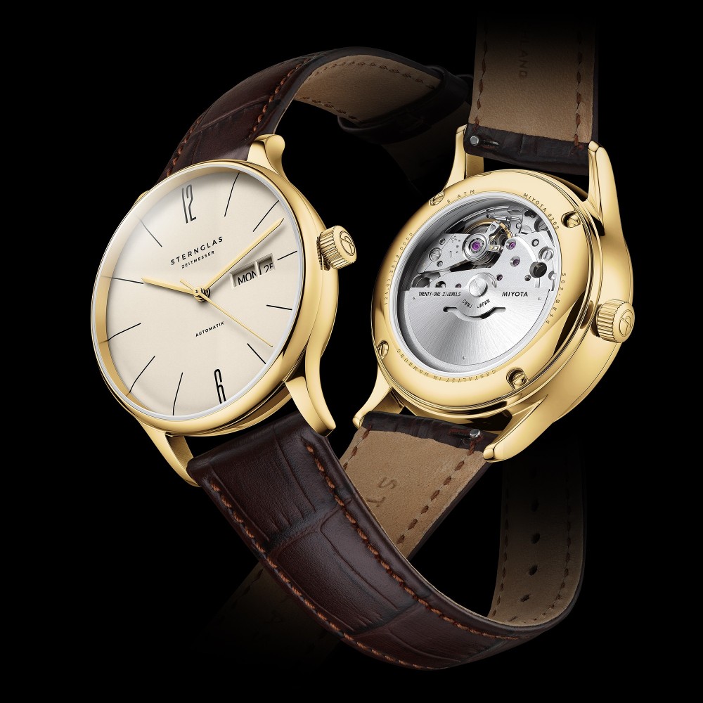 Sternglas Berlin Automatik Sepia Gold S02-BE14-HE01 - 38mm