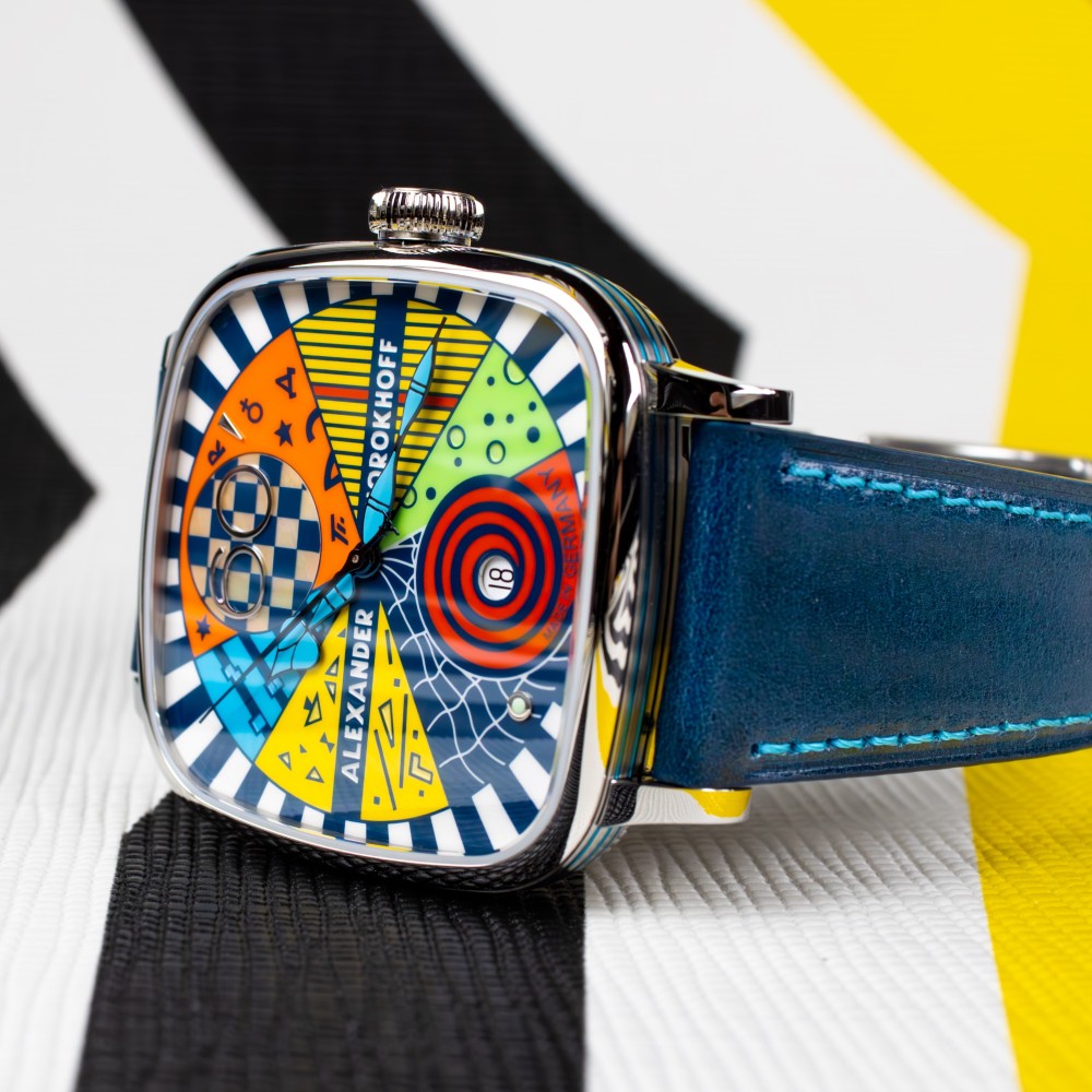 Alexander Shorokhoff Kandy Avantgarde Blue AS.KD-AVG-B - 41 x 41mm
