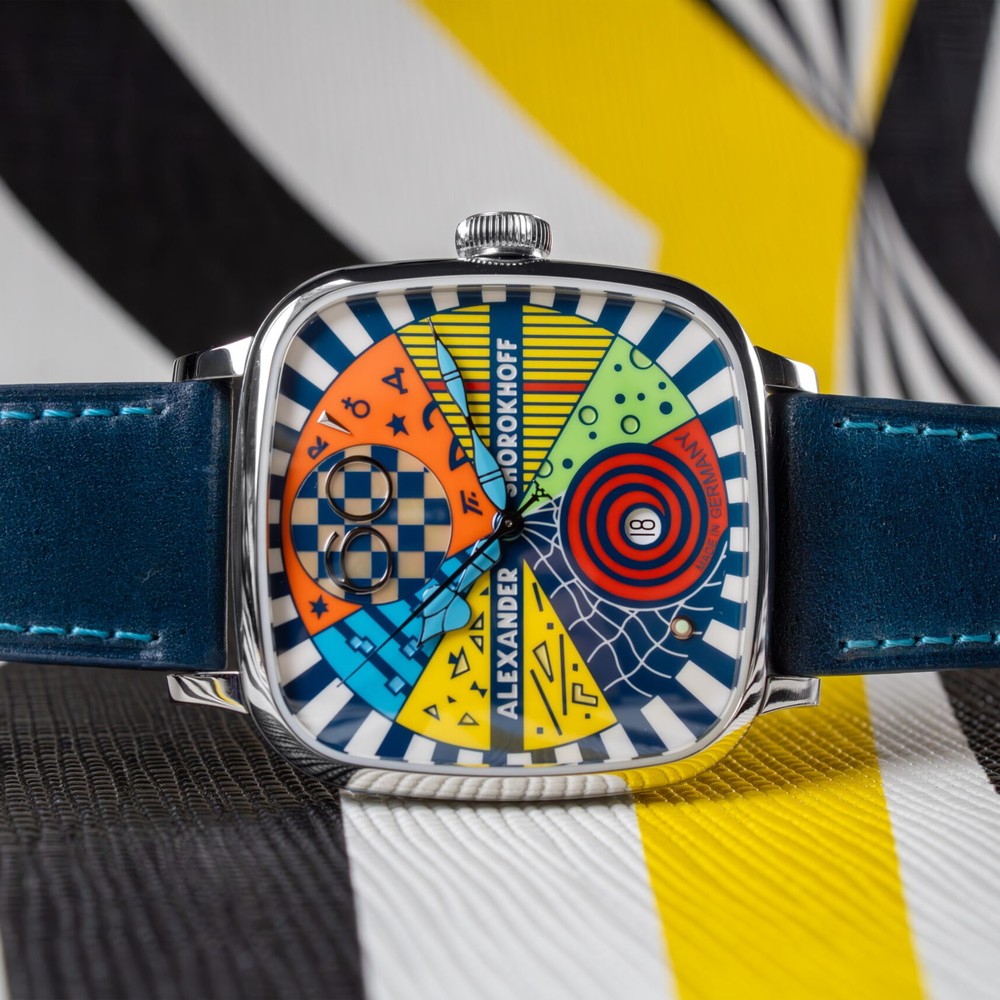 Alexander Shorokhoff Kandy Avantgarde Blue AS.KD-AVG-B - 41 x 41mm