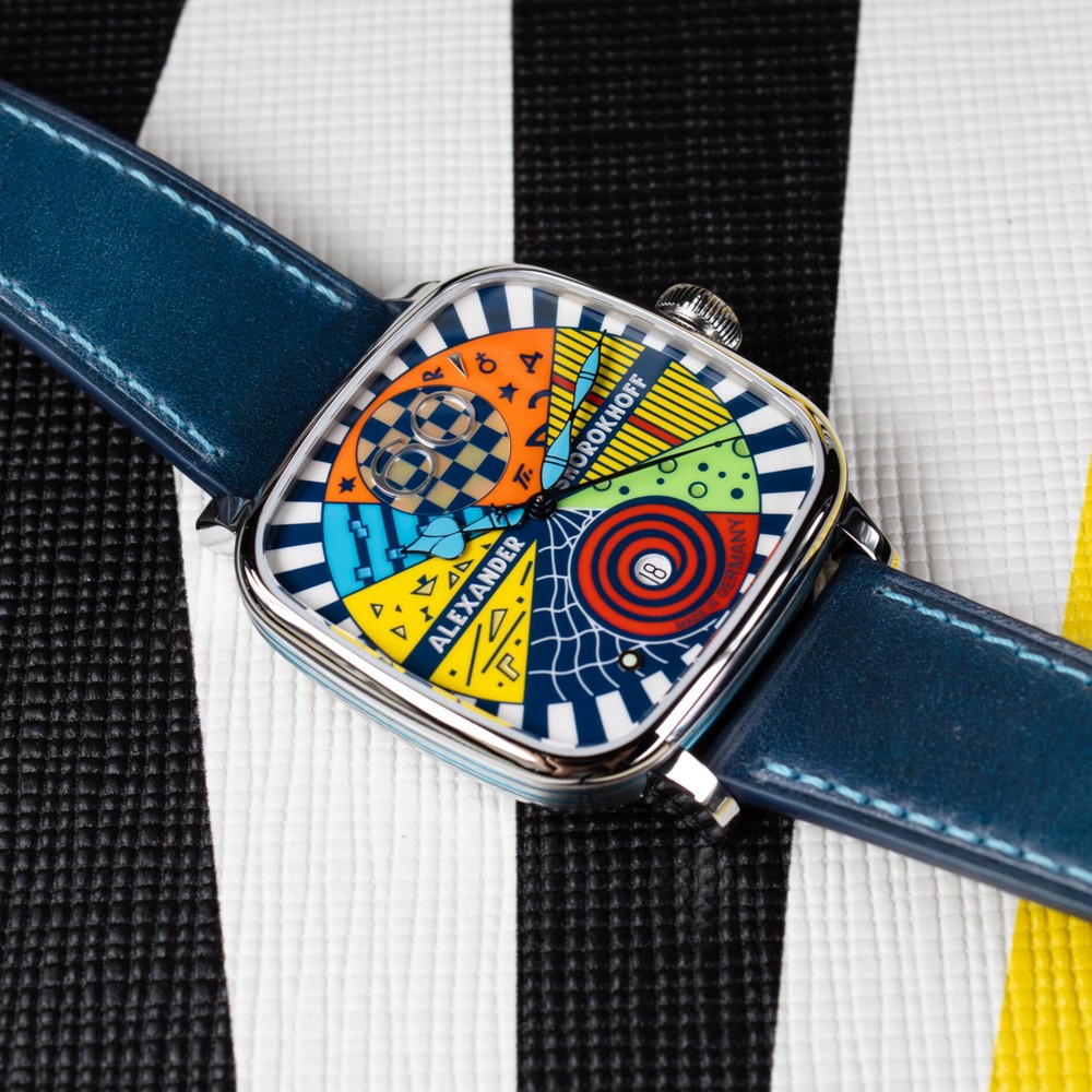 Alexander Shorokhoff Kandy Avantgarde Blue AS.KD-AVG-B - 41 x 41mm