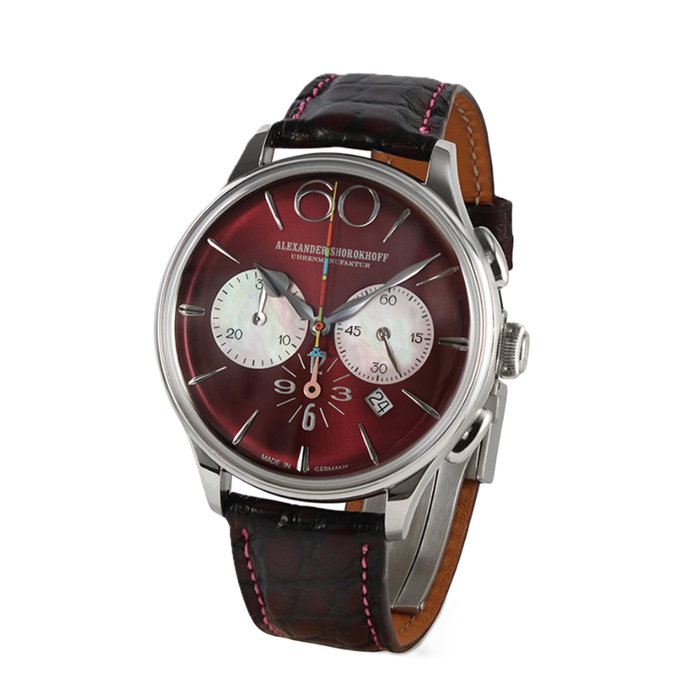 Alexander Shorokhoff Happy Second Bordeaux AS.HS-06 - 42mm