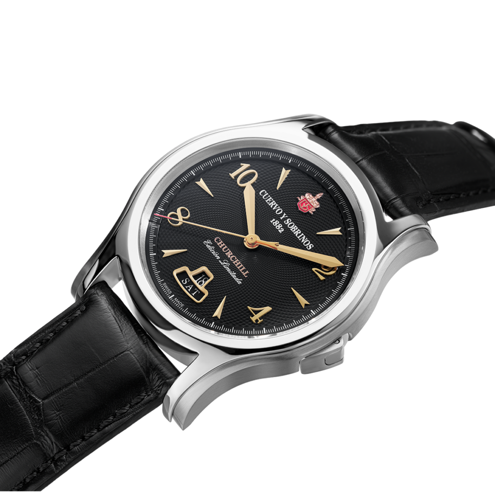 Cuervo y Sobrinos Sir Winston 2810.1SWBL - 43mm