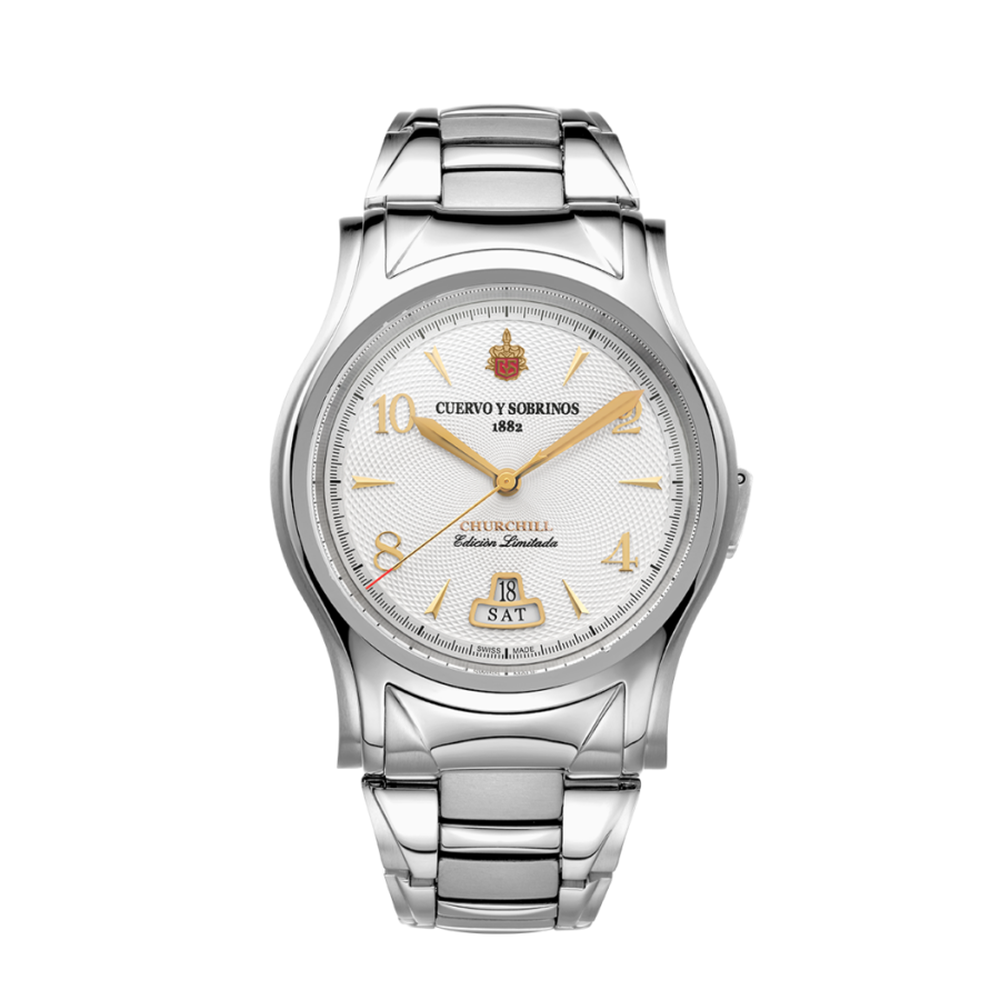 Cuervo y Sobrinos Sir Winston 2810.1SWS - 43mm