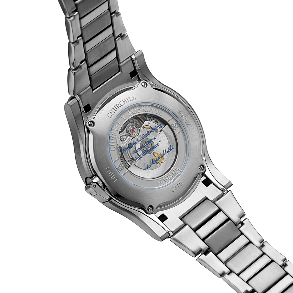 Cuervo y Sobrinos Sir Winston 2810.1SWS - 43mm