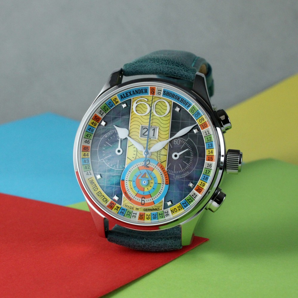Alexander Shorokhoff Big Date MOP AS.BD01-MOP-B - 43.5mm