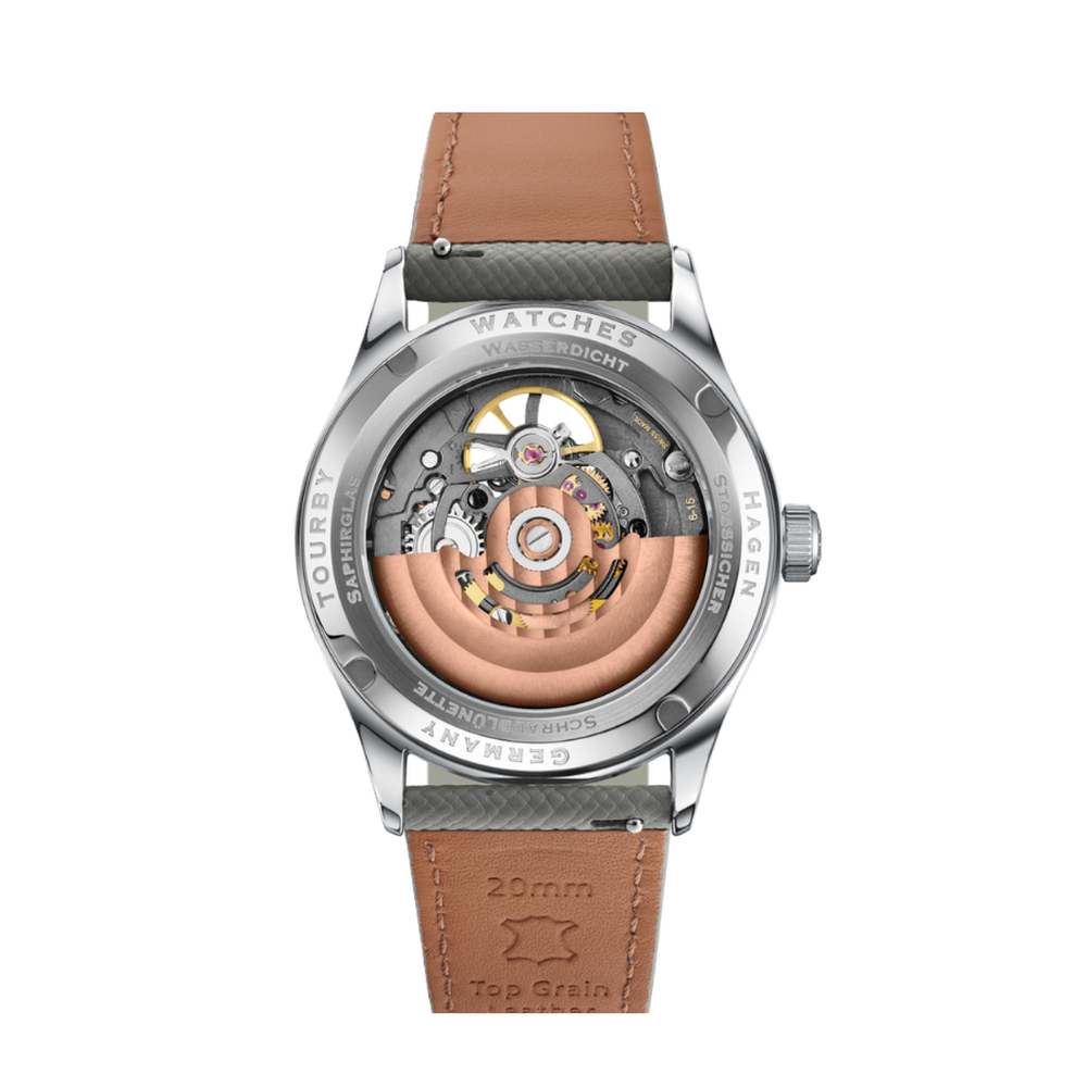 Tourby Art Deco Automatic Open Heart 2401 - 37mm