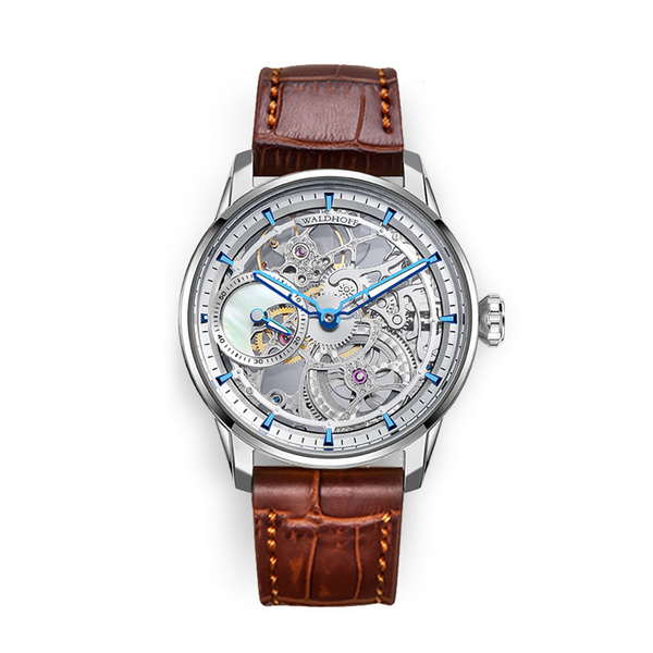 Waldhoff Paragon Pearl Silver Brown - 43.5mm
