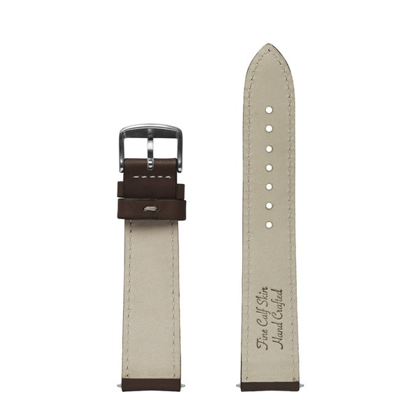 Zeppelin Dark Brown Leather Strap 20/18mm 9LZ0407CN2018
