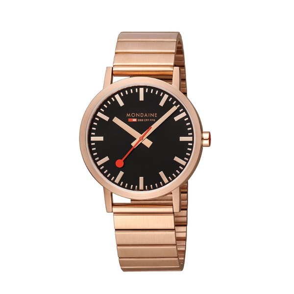 Mondaine Classic Rose Golden Watch A660.30360.16SBR - 40mm