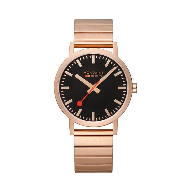 Mondaine Classic Rose Golden Watch A660.30360.16SBR - 40mm