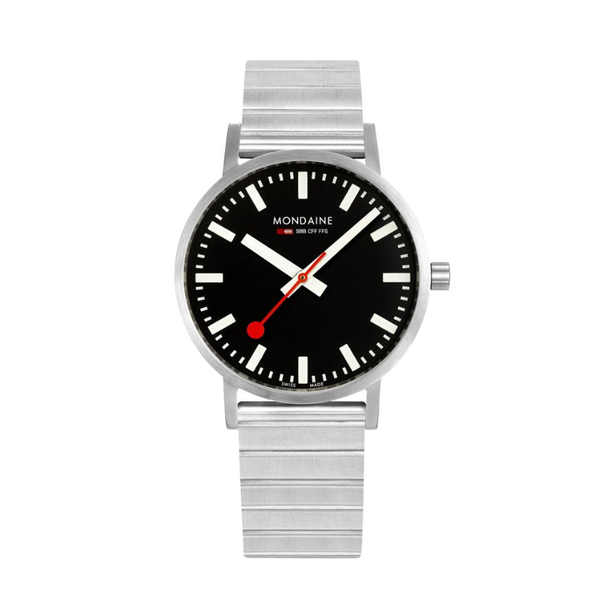 Mondaine Classic Stainless Steel Watch A660.30360.16SBW - 40mm
