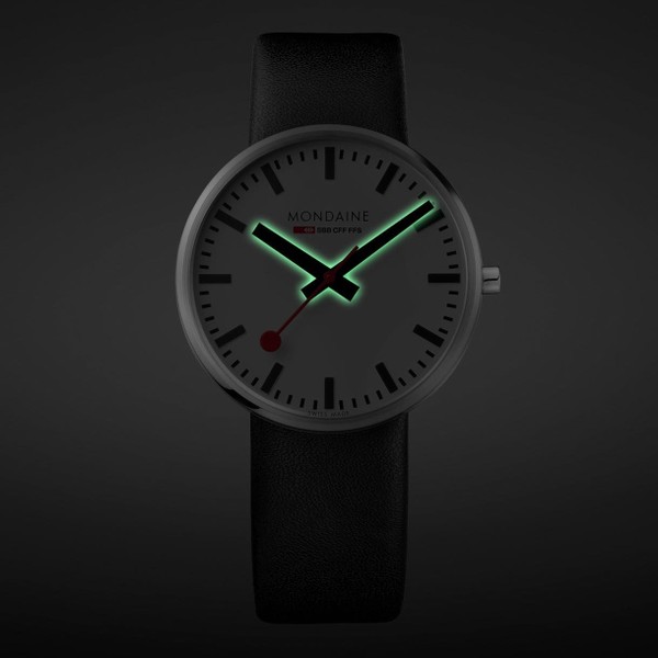 Mondaine Giant Black Watch MSX.4211B.LB - 42mm