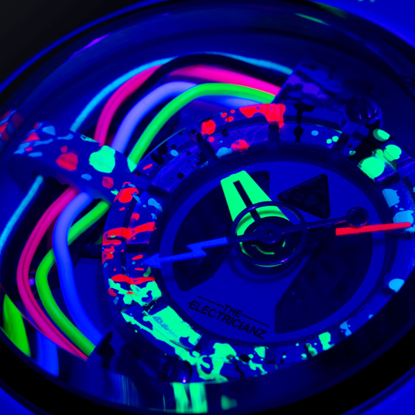 The Electricianz The Neon Z White Limited Edition - 42mm