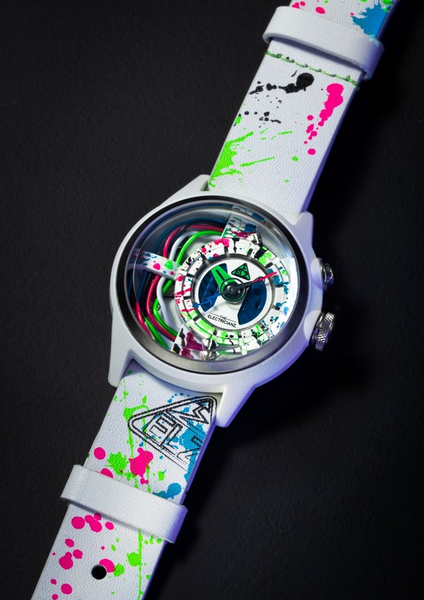 The Electricianz The Neon Z White Limited Edition - 42mm