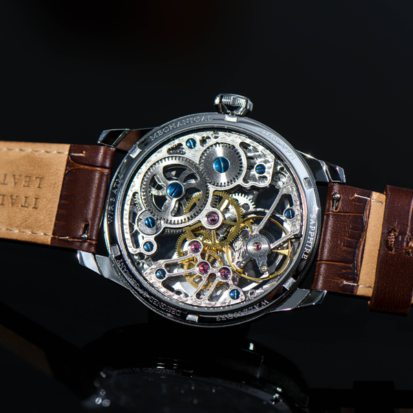 Waldhoff Paragon Pearl Silver Brown - 43.5mm