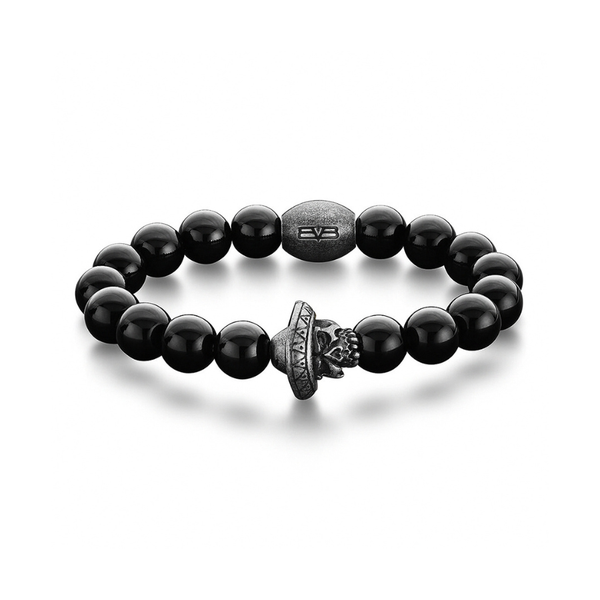 Bomberg Black Onyx Bracelet Silver & Black JW-BRCLT-BK.M39.3