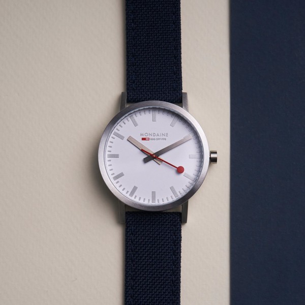 Mondaine Classic Ocean Blue Watch A660.30360.17SBD1 - 40mm