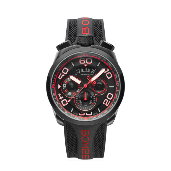 Bomberg Bolt-68 Black & Red Special Edition BS45CHPBA.070-1.3 - 45mm