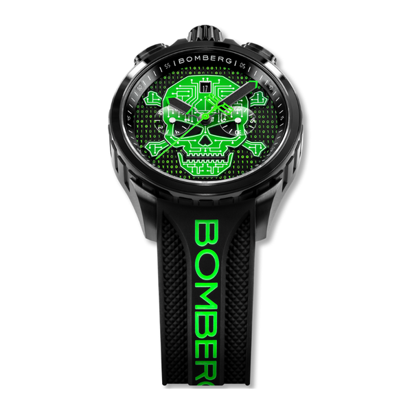 Bomberg Bolt-68 Heritage Cyber Skull Green BS45CHPBA.072-1.12 - 45mm