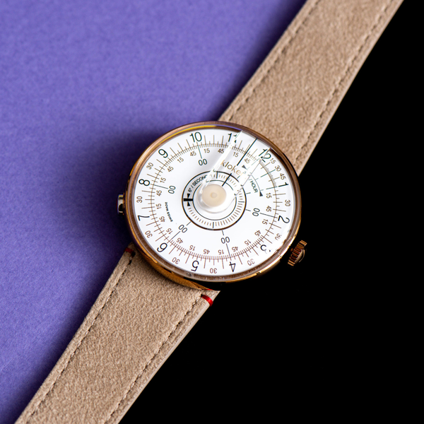 Klokers Sixties Klok 08 White - 39mm