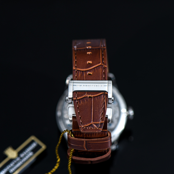 Waldhoff Paragon Pearl Silver Brown - 43.5mm