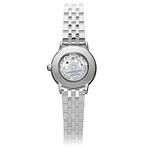 Raymond Weil Maestro Ladies Automatic Moon phase Mother-of-Pearl Diamond Watch 2139-ST-00965 - 34mm