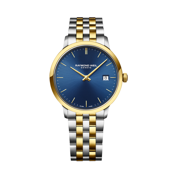 Raymond Weil Toccata Classic Two-Tone Blue Dial Quartz Watch 5485-STP-50001 - 39mm